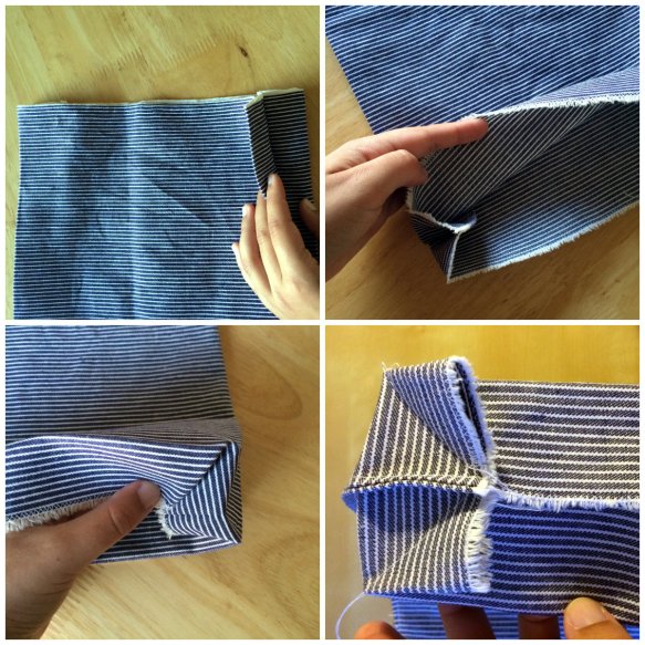 Scrap Fabric Paper Bag (DIY) | Catdoesit.
